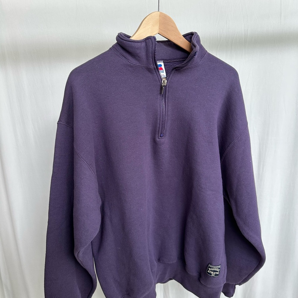 Vintage Russell Quarter Zip Sweatshirt